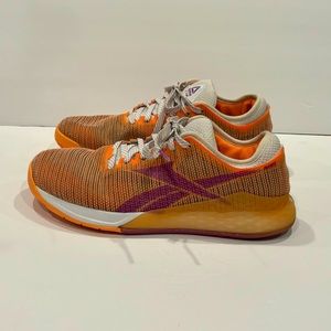 Reebok Women's CrossFit Nano 9 DV6367 Orange Sneakers Size 10.5‎